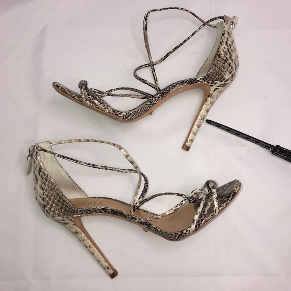 SCHUTZ Snake Skin Stiletto Size 9.5 - Picture 5 of 8